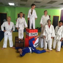 Exterior or interior of Kara Judo, Sambo bjj