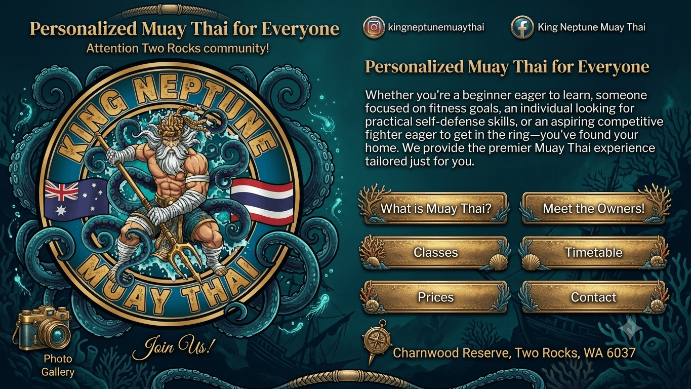 King Neptune Muay Thai logo