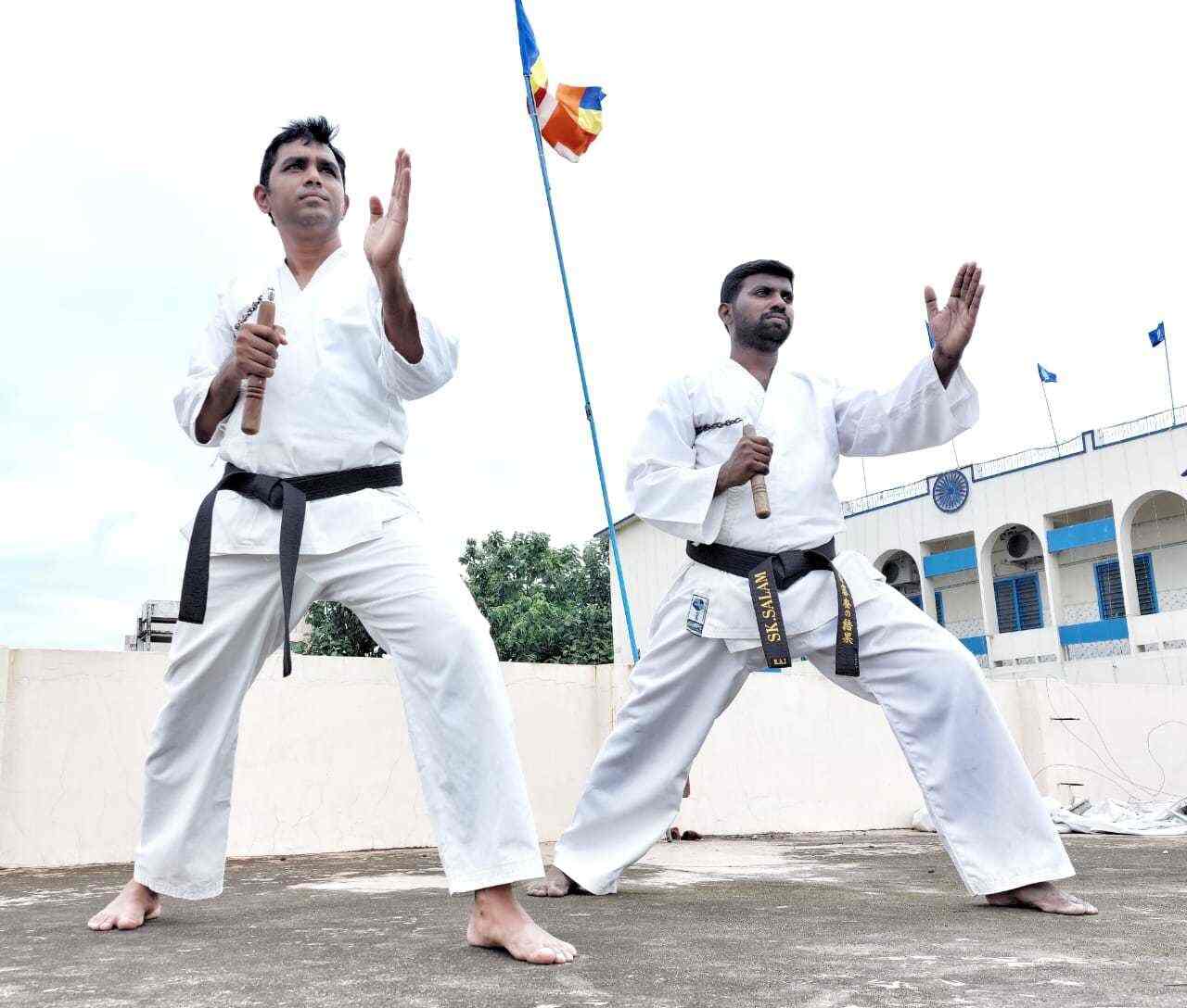 Karate class Kick boxing PNR MARTIAL ARTS ASSOCIATION logo