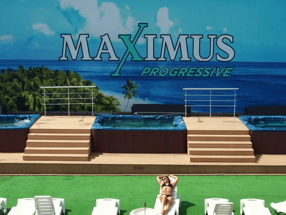 Fitness club MAKSIMUS logo