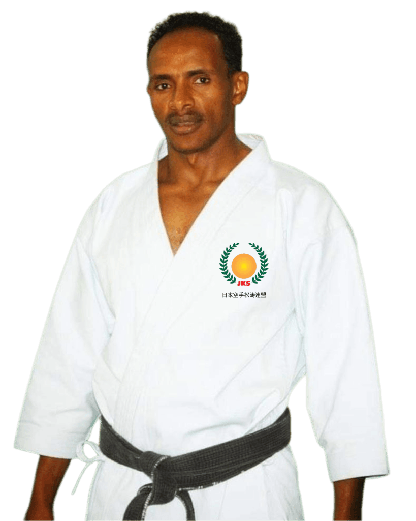 Japan karate shoto federation Ethiopia (JKS ETH ) Honbu Dojo (karate School ) logo