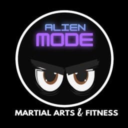 Alien mode martial, arts & fitness logo