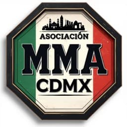 Asociación de MMA de la CDMX OFICIAL logo