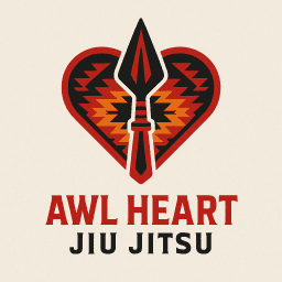 Awl heart jiu jitsu logo