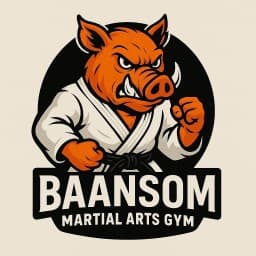 Baansom martial arts gym logo