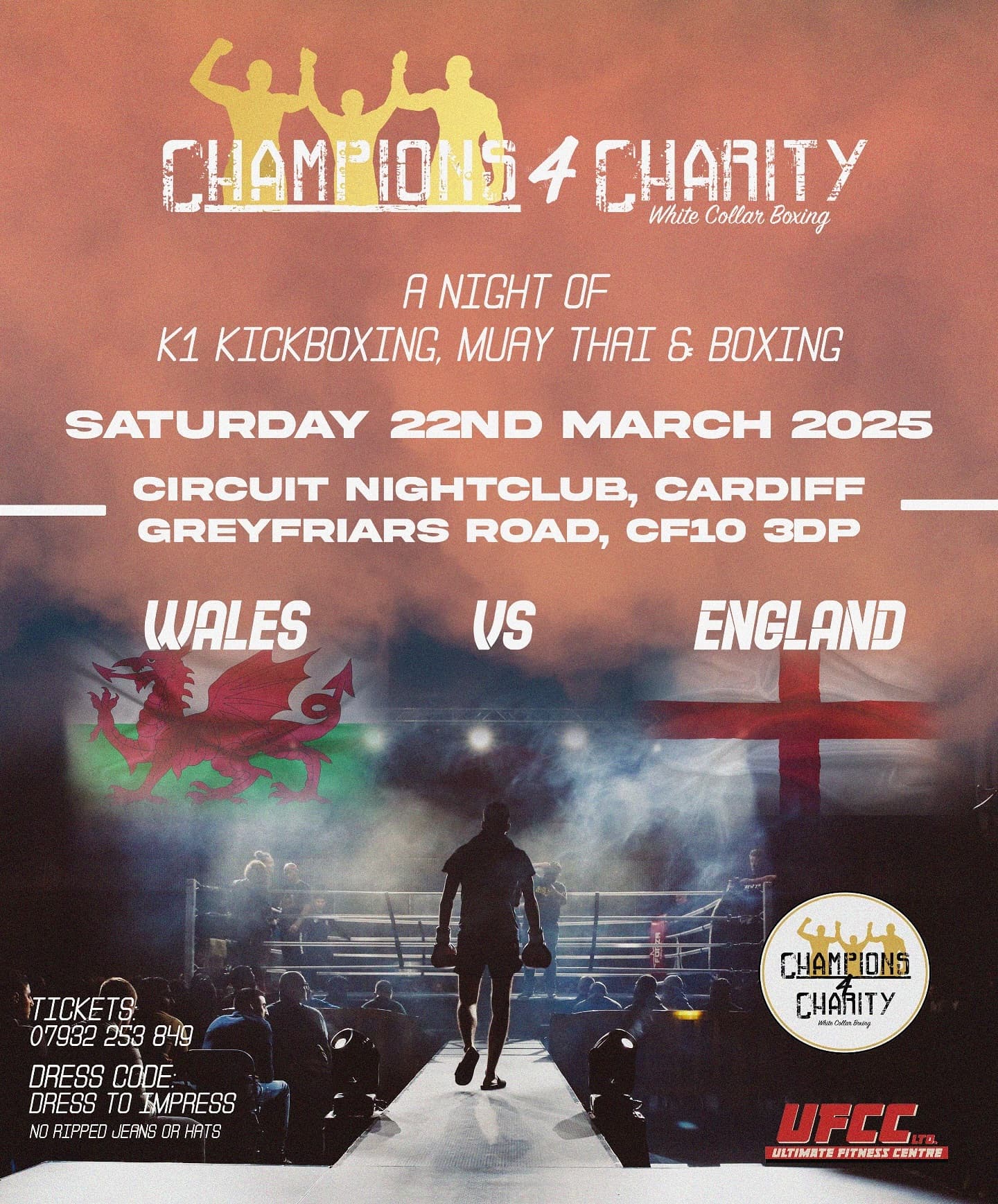 Champions White collar Boxing logo