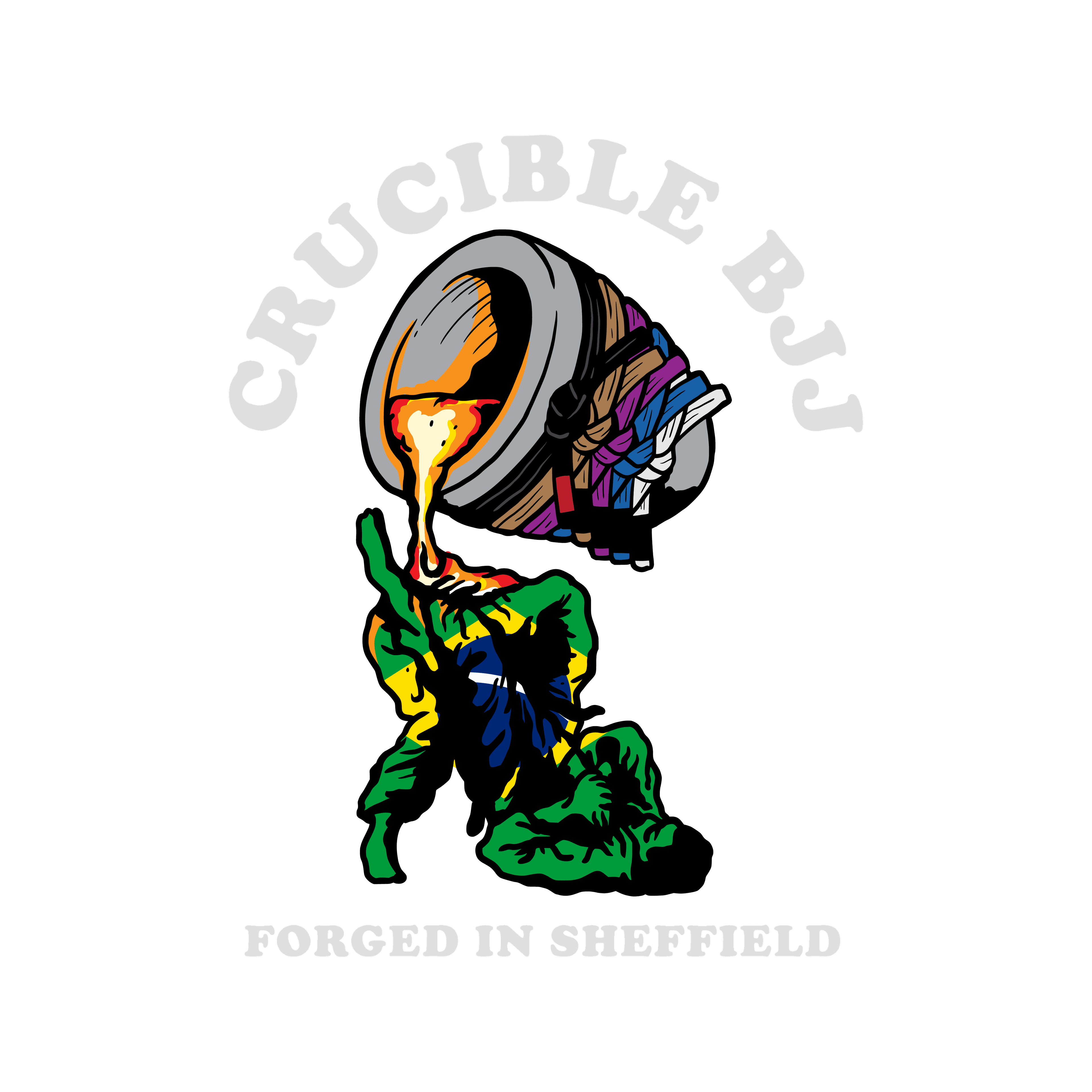 Crucible Brazilian Jiu-Jitsu Sheffield logo