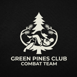 Green Pines Club COMBAT TEAM logo