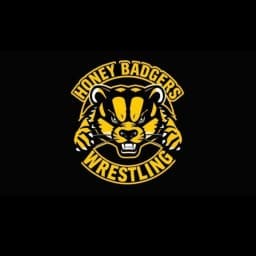 Honey badgers wrestling logo