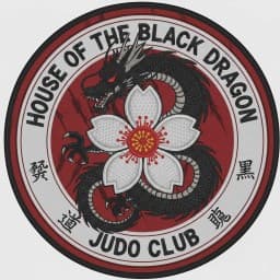 House of the Black Dragon Judo Club logo