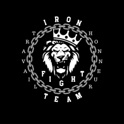 Iron fight team logo