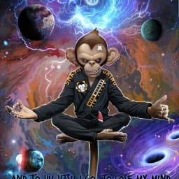 Jiu Jitsu Planet (Mean Monkey Academy) logo