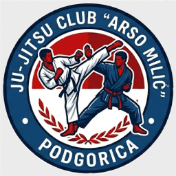 Ju-Jitsu klub Arso Milic Podgorica logo
