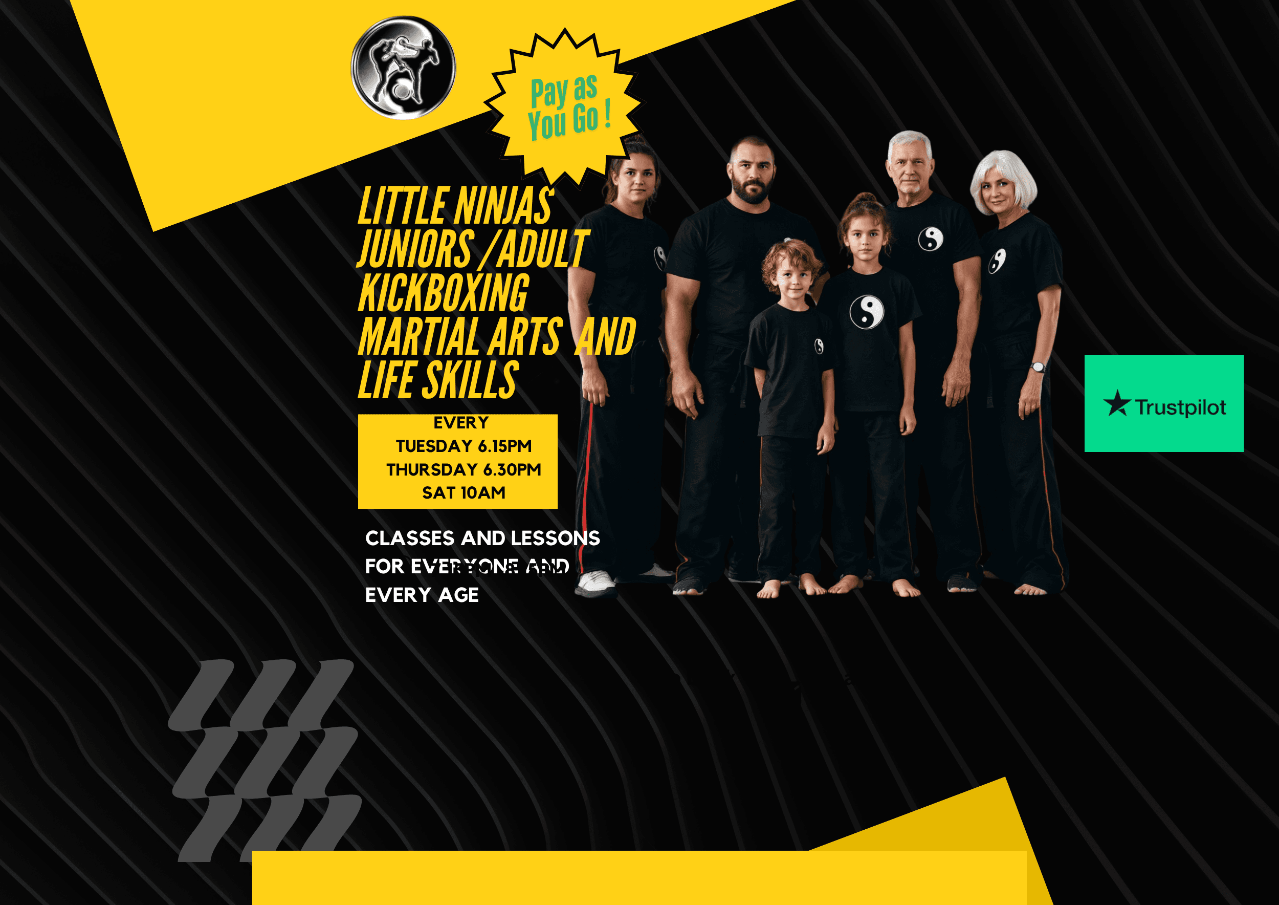 Maghull Kickboxing, martial arts and life skills academy - Est 1997 logo