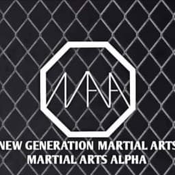 Martial arts alpha group logo