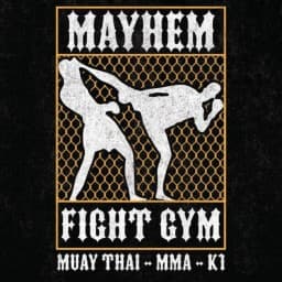 Mayhem fightgym logo