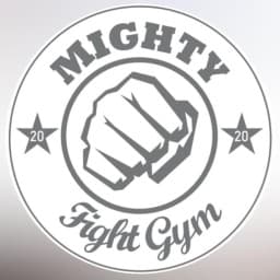 Mighty fight gym logo