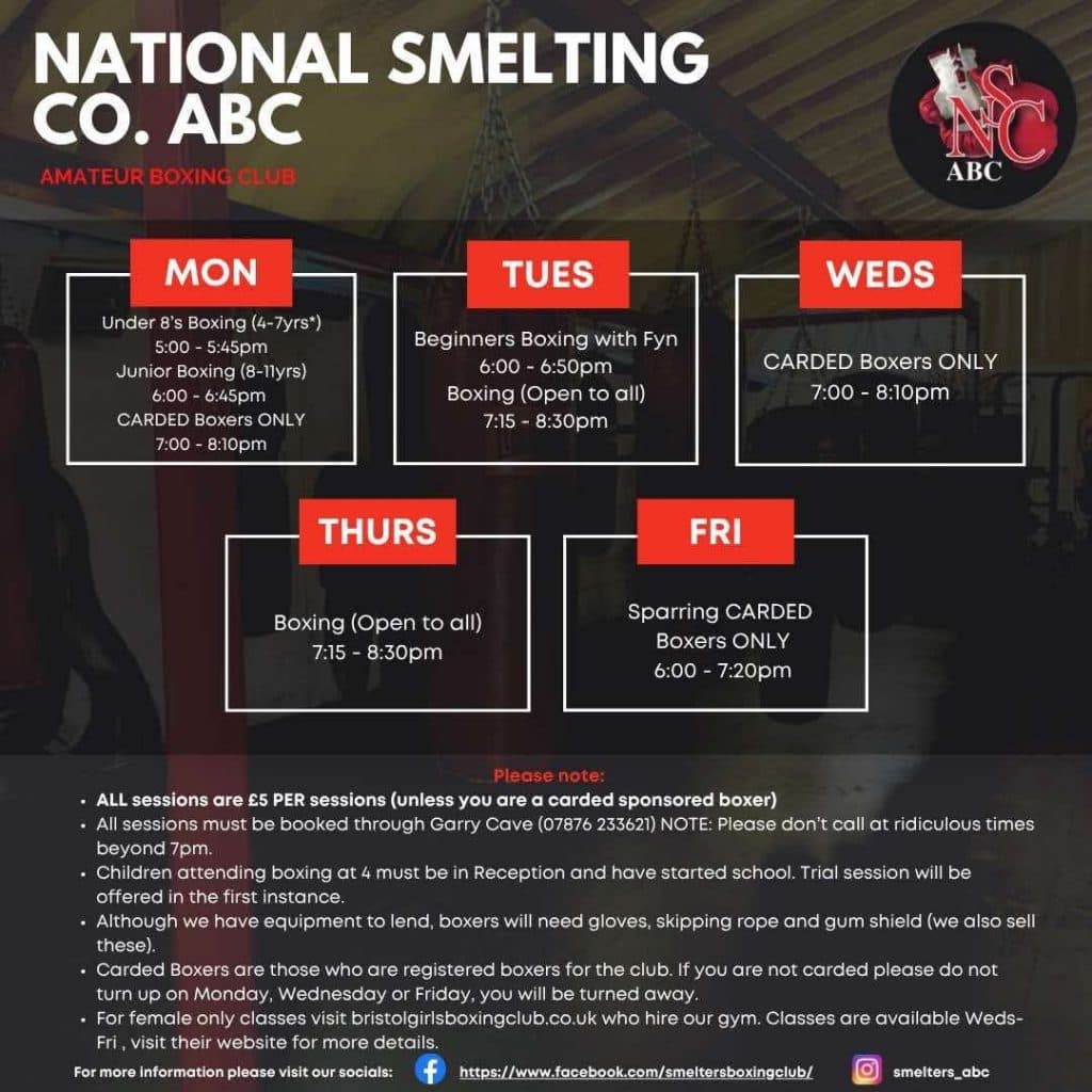 National Smelting Company Boxing Club logo