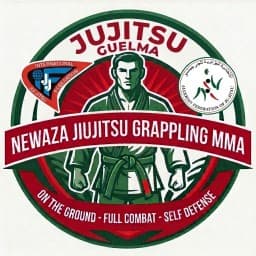 Newaza jiujitsu grappling guelma algeria logo