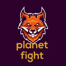 Planet fight academy logo