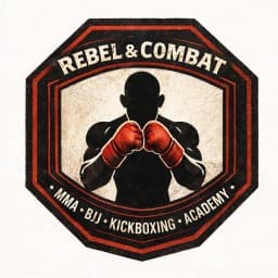 Rebel combat academy logo