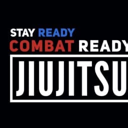 Stay ready combat ready jiujitsu logo