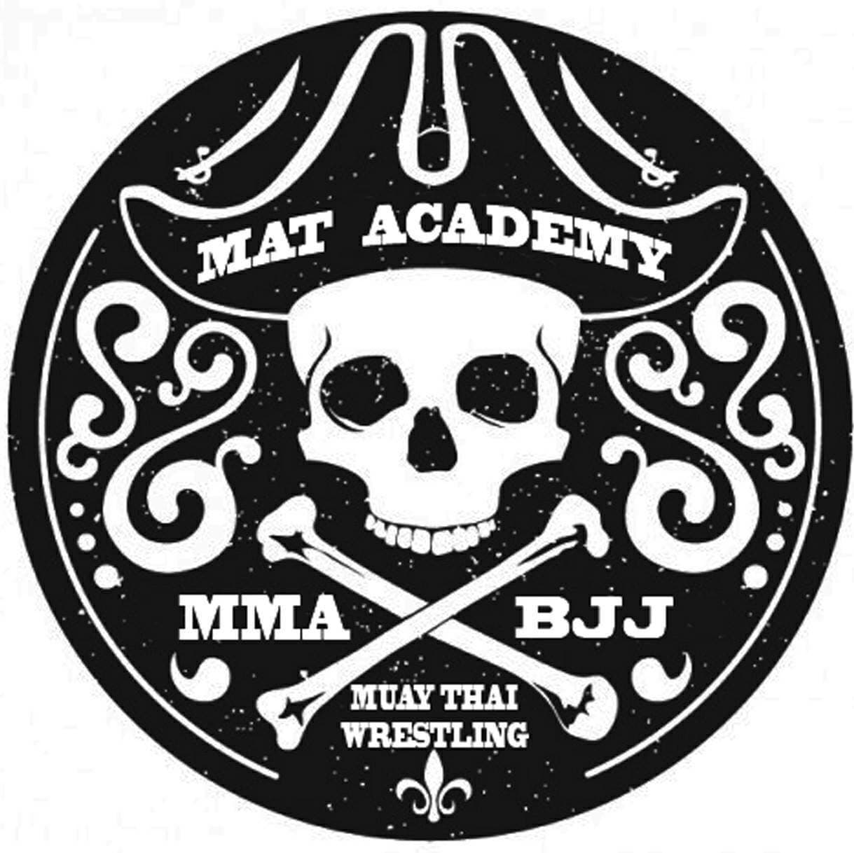 THE MAT ACADEMY WALES - MMA ,BJJ, MUAY THAI BOXING and WRESTLING logo
