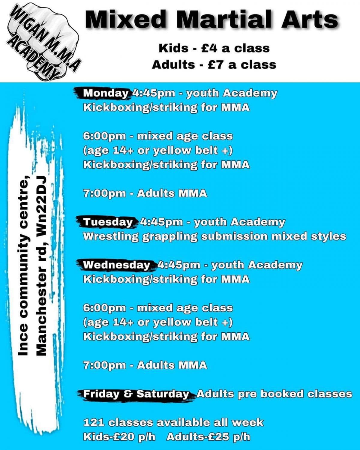 Wigan MMA Academy logo